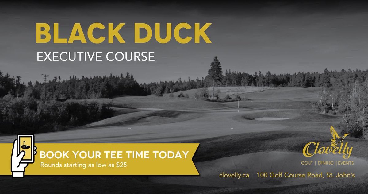 As the days get shorter, great tee-time rates at Clovelly get earlier!

Play after 4pm (previously 5pm) for just $29 on The Osprey and just $25 on Black Duck! 🏌️‍♀️⛳️🏌️‍♂️

View all of our current rates and book online at Clovelly.ca!