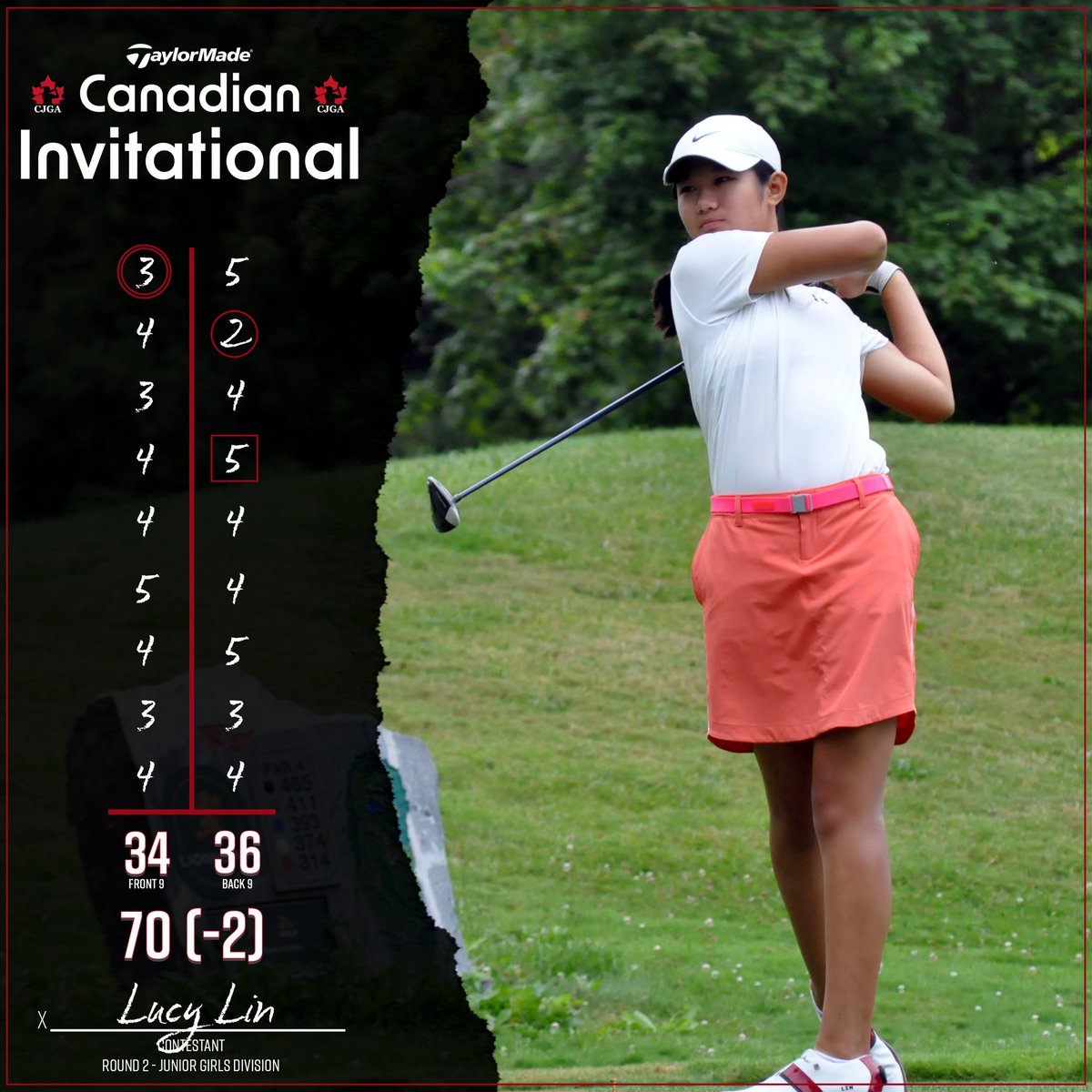 CJGAGolf's tweet photo. Have a day Lucy, Jager and Manav!

These players made the most of their moving days and lead their respective divisions headed into the final round of the TaylorMade Canadian Invitational

Round 3 live scoring ➡️ https://t.co/L58DMbaBjd⁣
⁣
#TaylorMadeCanadianInvitational https://t.co/gPyB17M3Cg