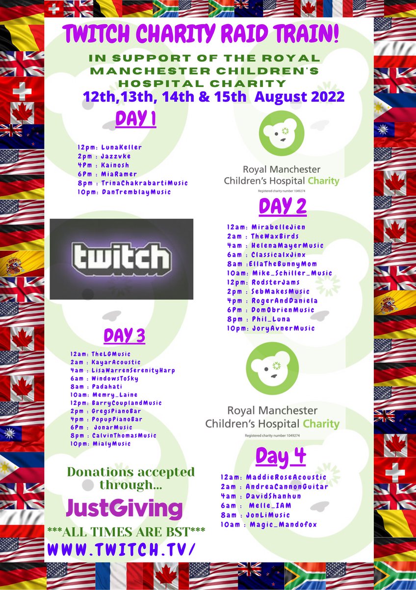 Philsnumber1's tweet photo. I’m excited to join so many amazing musicians for this year’s #twitchcharityraidtrain in support of @RMCHcharity! I’ll be live Saturday at 2pm cst bringing good vibes for a good cause. https://t.co/JZHGLVQ3LP
