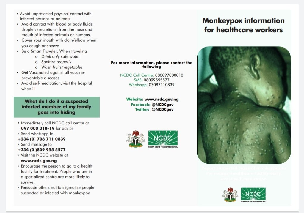 linkwithayo247's tweet photo. Useful information on Monkeypox Prevention

#MonkeyPox
#lasg
#ForAGreaterLagos
#EndCovid
#GoodGovernance
#SaveLagos
#ProtectLagos

@drobafemihamzat https://t.co/ItvBdWYY5I