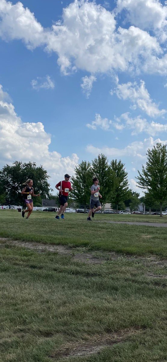 Congratulations to my son for his 9th place finish overall at the <a href="/RomeovilleToday/">Village of Romeoville</a> 1-Mile fun run! 90 degrees! I had too much fun keeping up during the race. Thank you to the <a href="/RomeovilleFireD/">Romeoville Fire Dept</a> for getting me to the hospital. I returned home on Monday and now I can’t wait to teach!