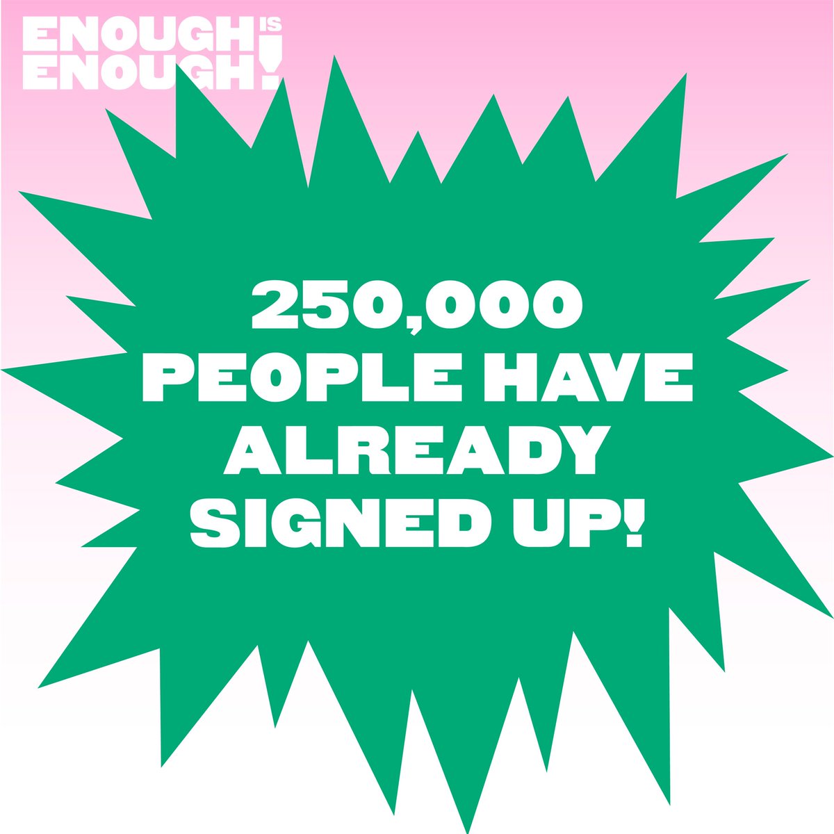 NEW: A quarter of a million people have signed up to the campaign and our five demands.

1) A real pay rise 
2) Slash energy bills
3) End food poverty
4) Decent homes for all
5) Tax the rich

If you agree, join us at wesayenough.co.uk