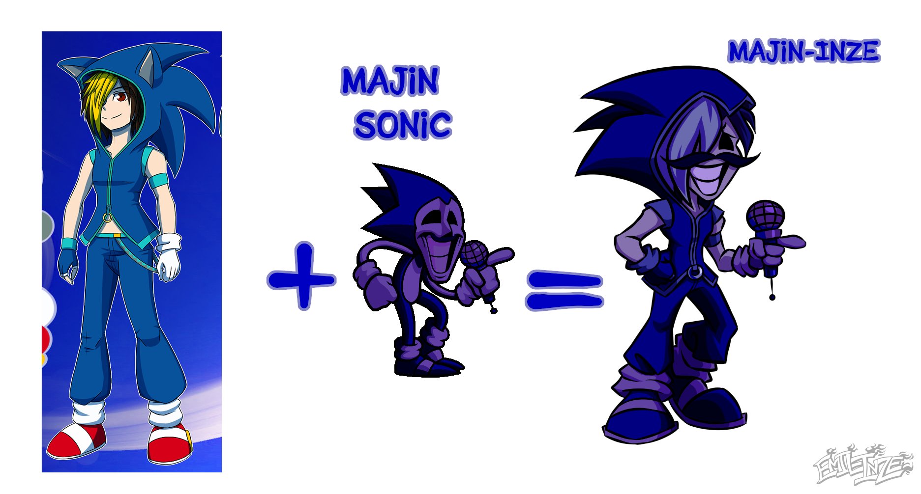 Emil-Inze on X: Emil's Sonic costume + Fleetway Sonic = Fleetway