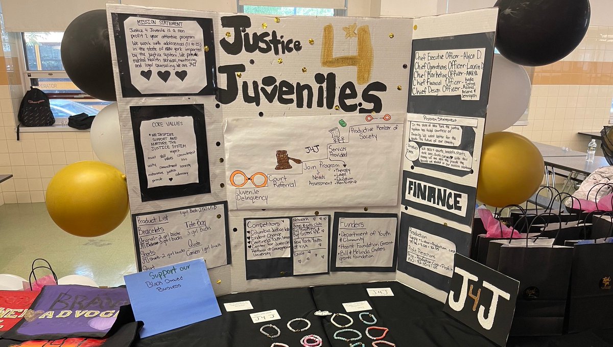 girlsincnyc's tweet photo. At our July 27 Market Day, middle school students pitched their businesses to professionals from @BankofAmerica + @jpmorgan. Students presented prototypes of beauty products, games, and social justice services. Learn more about their business ventures: ⁠https://t.co/D3rRY4cPSV https://t.co/QjqsXQRsAs