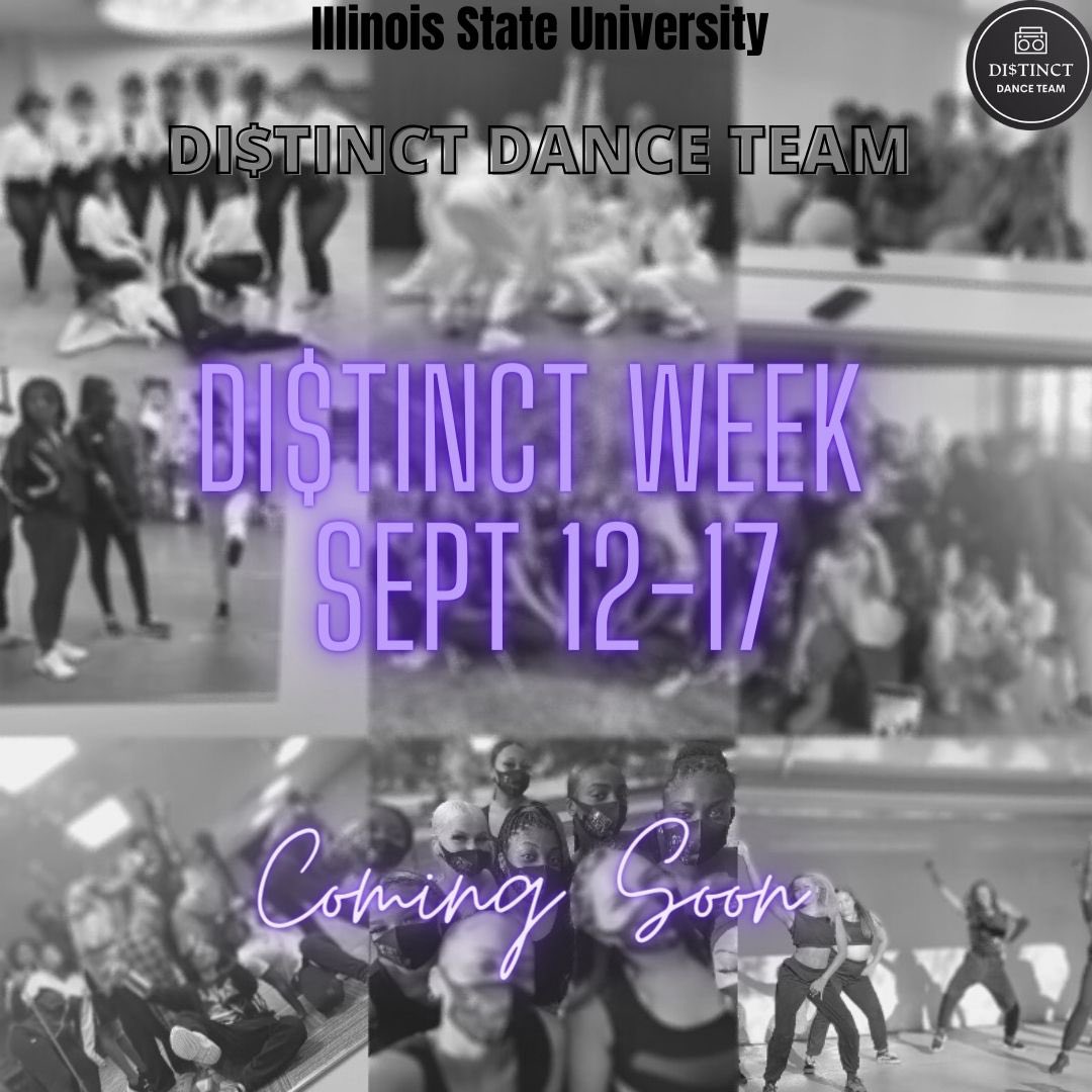 DI$TINCT WEEK Coming Soon!! 
Be On The Lookout 🥰💜💜