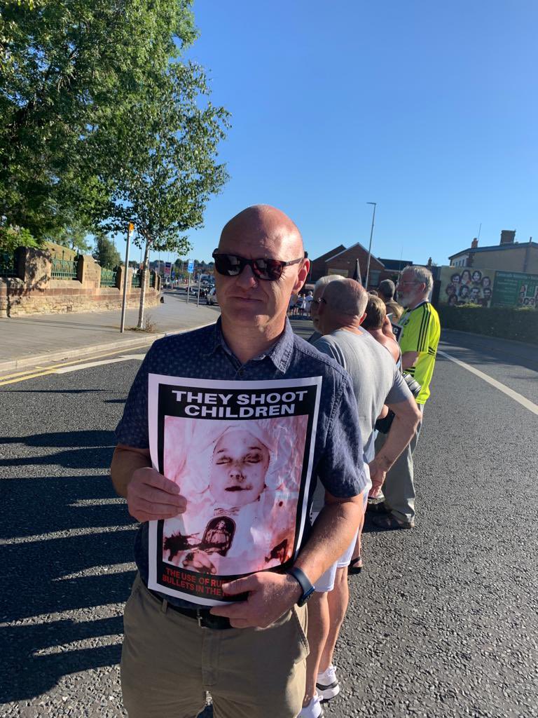 RelsForJustice's tweet photo. Annual Plastic Bullets Vigil remembers the dead and injured of rubber and plastic bullets and renews call for a #BanPlasticBullets https://t.co/KkjDNtLesk
