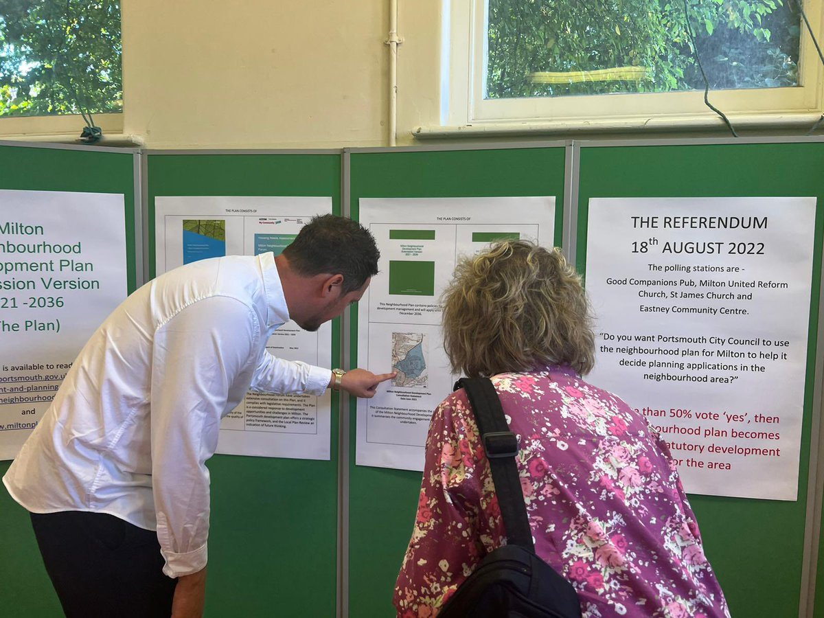 I want to see local people given a bigger say over any development of their neighbourhood, not less. The Milton Neighbourhood Plan referendum is giving people a voice on local schemes. If you live in Milton, have your say next Thursday. Find out more at miltonplan.org.uk