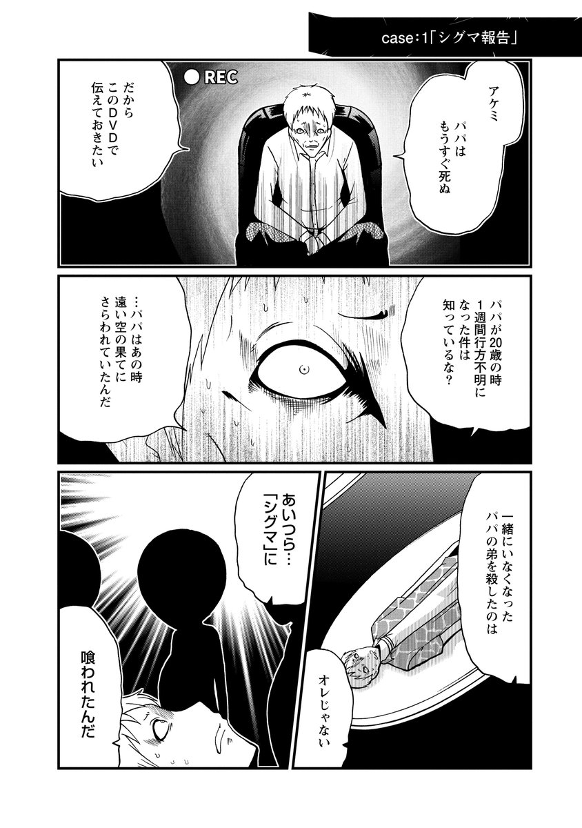 【深夜ホラー】
【閲覧超注意】

宇宙人の大好物は人間の○○な漫画(1/4) 
