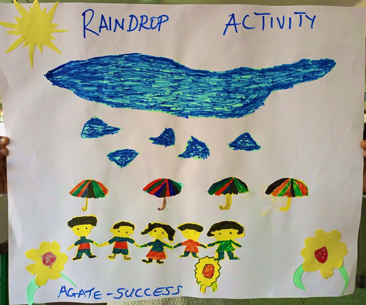 Beyond the #educational challenges (rain drops); <a href="/Teach4Nigeria/">Teach For Nigeria</a> Fellows (umbrellas) act as change-agents. 
With stakeholders co-operation (flowers), the sun shines (solutions) &amp; the children blossom!

AGATE GROUP
#2022TFNPSTI
#teachfornigeria 
#2022TFNpreserviceinstitute