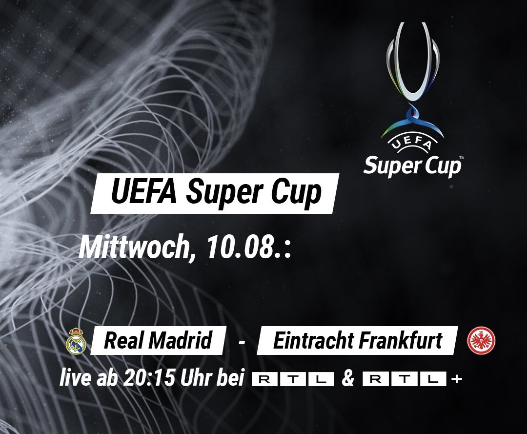 Das nächste Kapitel von Frankfurts Europa-Märchen: Seid gleich live dabei, wenn die Eintracht in Helsinki auf Real Madrid trifft! 💥 #rmasge #SGEuropa #eintrachtfrankfurt #realmadrid #rtl