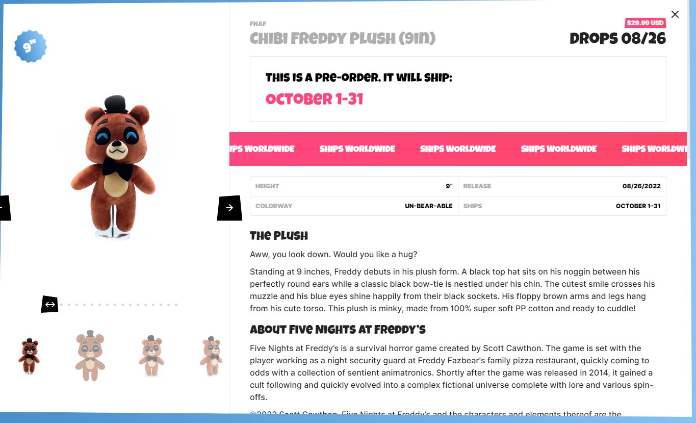 YouTooz Adds Five Nights at Freddy's to Their Product Line - aNb Media, Inc.