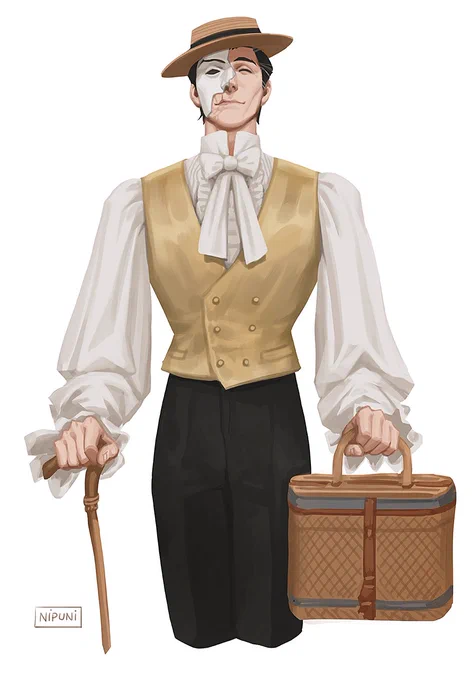 Erik dress up  #phantomoftheopera #thephantomoftheopera 