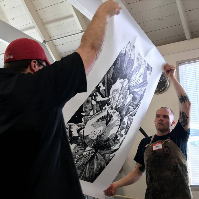 eugculture's tweet photo. 🎉 Whiteaker Printmakers (@whit_print) is hosting their second open house today for Visual Arts Week! Join the fun from 4-7pm this afternoon to tour the studio and see printmaking in action (1328 W. 2nd Ave, Eugene).
🔗 Learn more: https://t.co/4vlBdjvDfr #VAW2022 #VisualArtsWeek https://t.co/tb9RhLlprx