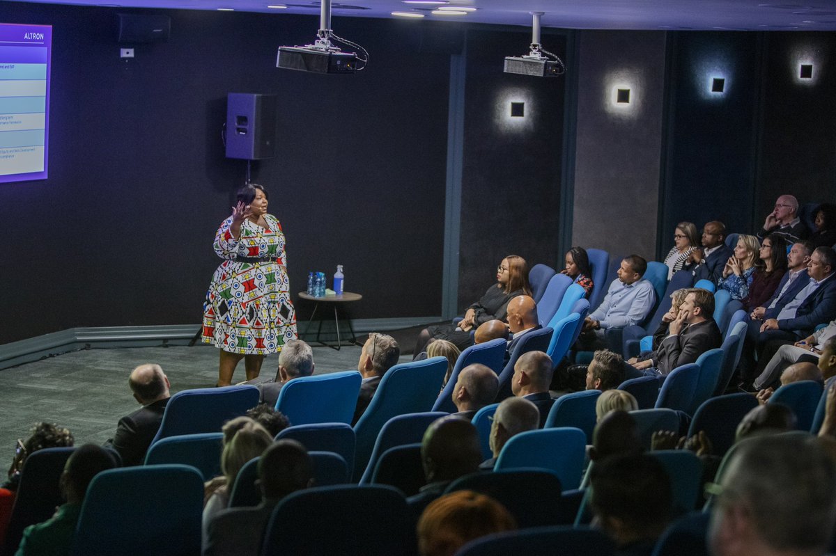 AltronGroup's tweet image. At Altron, our people matter to us. Connecting with them and hearing their views is part of our culture. Thank you all for participating in today’s Townhall led by our Executive Chairman &amp;amp; Interim Group Chief Executive, Stewart van Graan. #ThereWhenItMatters