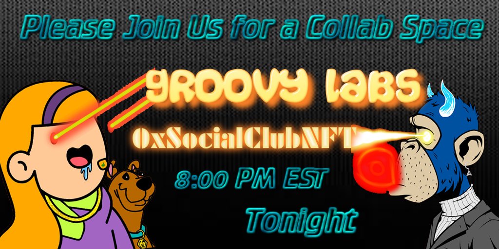 🍆10x Super DOOPER Space with special guest co-host the <a href="/0xSocialClubNFT/">0xSCNFT</a> gang!!!

✅️ Tag The homies
✅️ Get this Tweet to 40 RT'S and likes so that <a href="/mccloudnft/">Fox McCloudnft</a> the #GiveawayGangsta will show up!

👇🏼👇🏼 Comment your fav. From either project below.

x.com/i/spaces/1nAJE…