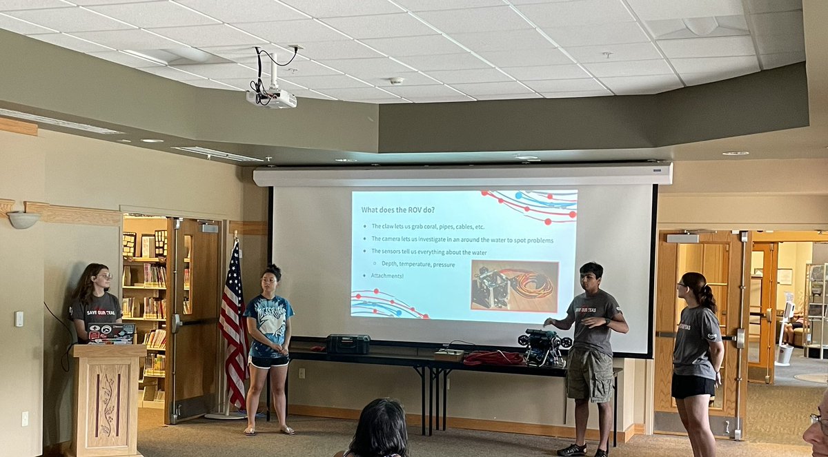 loggerhead_rov's tweet photo. Our students and friends from the Sea Turtle Recovery had an amazing morning sharing how we all can do our part to help conserve our oceans!  A special thank you to the Mount Olive Library for hosting us today! @RebeccaKreider @PrincipalMOHS @KevinRStansber1 @matecenter https://t.co/PsgDYpEFve