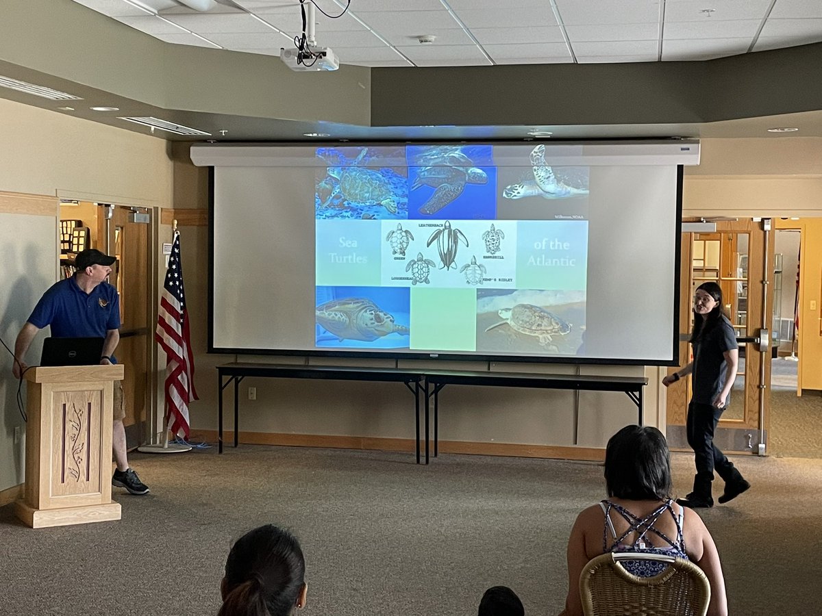 loggerhead_rov's tweet photo. Our students and friends from the Sea Turtle Recovery had an amazing morning sharing how we all can do our part to help conserve our oceans!  A special thank you to the Mount Olive Library for hosting us today! @RebeccaKreider @PrincipalMOHS @KevinRStansber1 @matecenter https://t.co/PsgDYpEFve