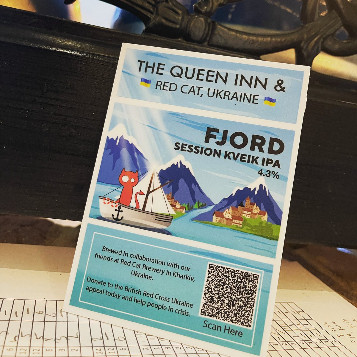 1. As colabs go, they don't get much more special than this...🥰
When news broke out of the war in Ukraine, our minds got ticking. How could a small pub in Winchester do it's bit to show our support to the people of a country that is being torn apart infront of their very eyes.
