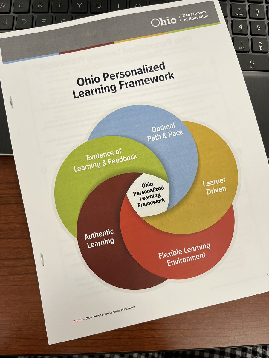 Can’t wait to dig into <a href="/OHEducation/">OH Dept of Ed and Workforce</a>’s new Personalized Learning Framework with my <a href="/BCESCsupt/">Chris Brown</a> and <a href="/hstwSWohio/">High Schools That Work (HSTW) SW Ohio</a> colleagues! #PersonalizeOH
