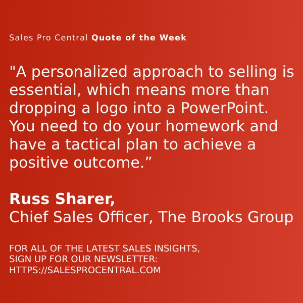 salesprocentral's tweet image. An article by @russsharer has just been nominated for our #SPC2022MVP awards! Submit an article here and have it featured in our next #QuoteoftheWeek: bit.ly/3xvzu7k