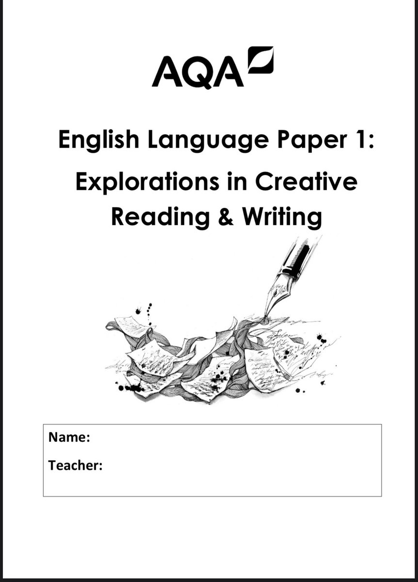 ChrisH367's tweet photo. I have really enjoyed revamping my teaching materials today with more interesting extracts. Teaching this can be very dry so I wanted to re-vamp. Booklet is by no means finished. If anyone knows how to do line numbers I would be grateful!  #teamenglish #languagepaper1 https://t.co/DxJcMQklHC