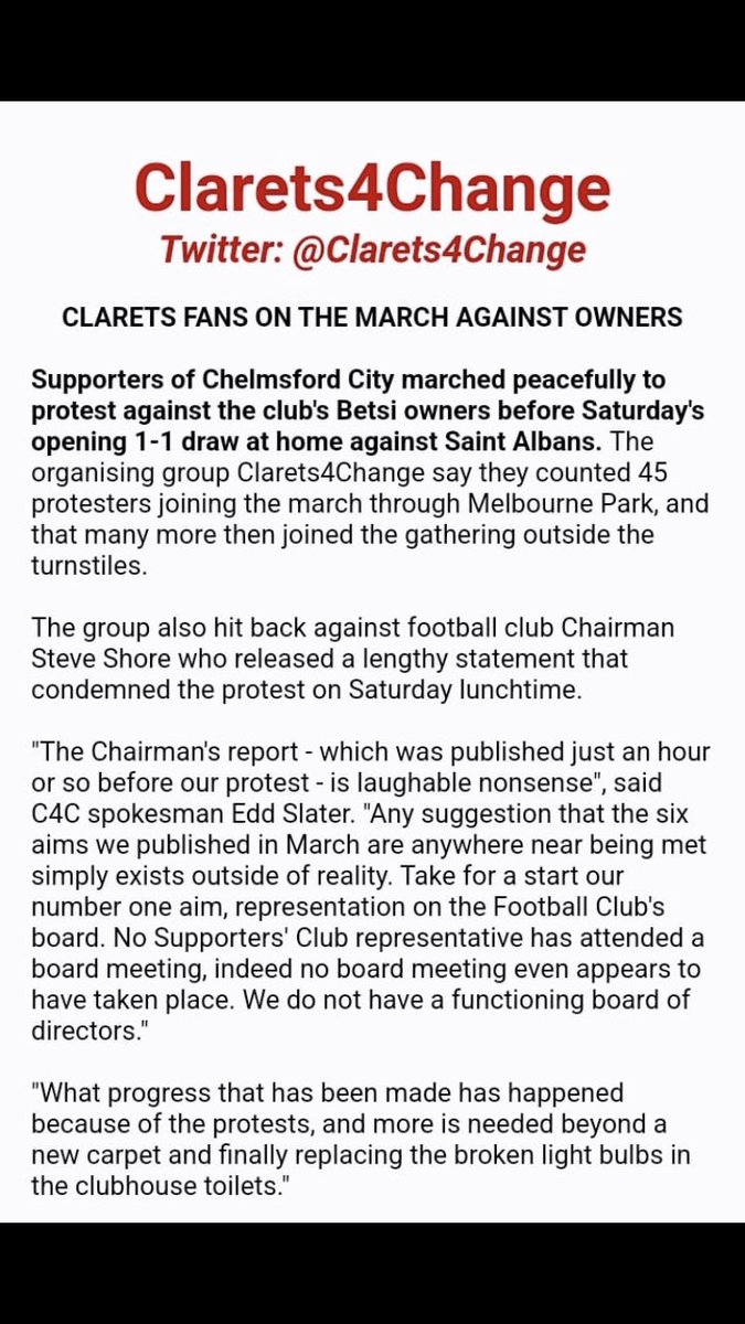 Clarets4Change tweet media