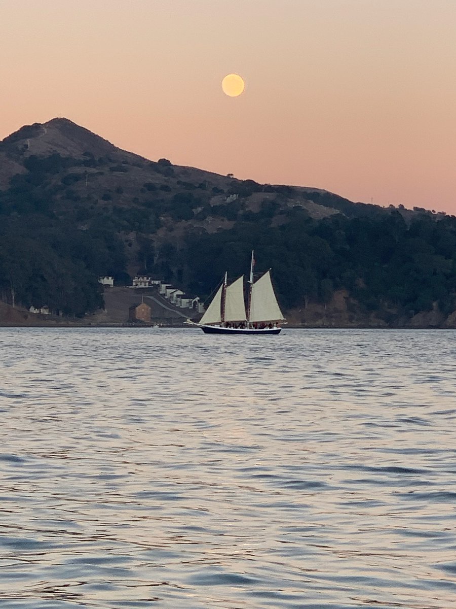 SFBayAdventures's tweet photo. Come aboard the Schooner Freda B for our distinctive once-a-month sail in honor of the full moon!
https://t.co/8GWIvAM1M5
#howlatthemoon #fullmoon2022 #fullmoonsfbay #fullmoon #sunsetsf #adventureculture #exploremore #sfbaycruise #sausalitoliving #sfgate https://t.co/4wySeigjHn