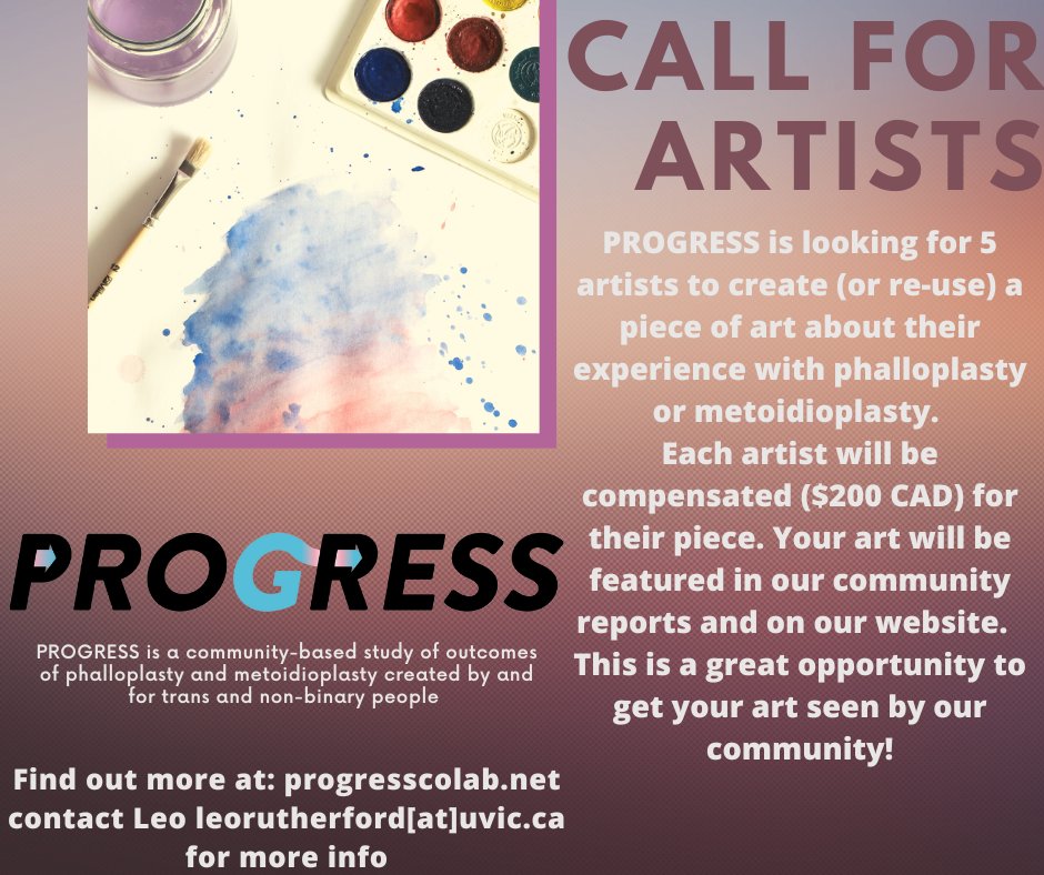 PROGRESS for phalloplasty and metoidioplasty tweet media