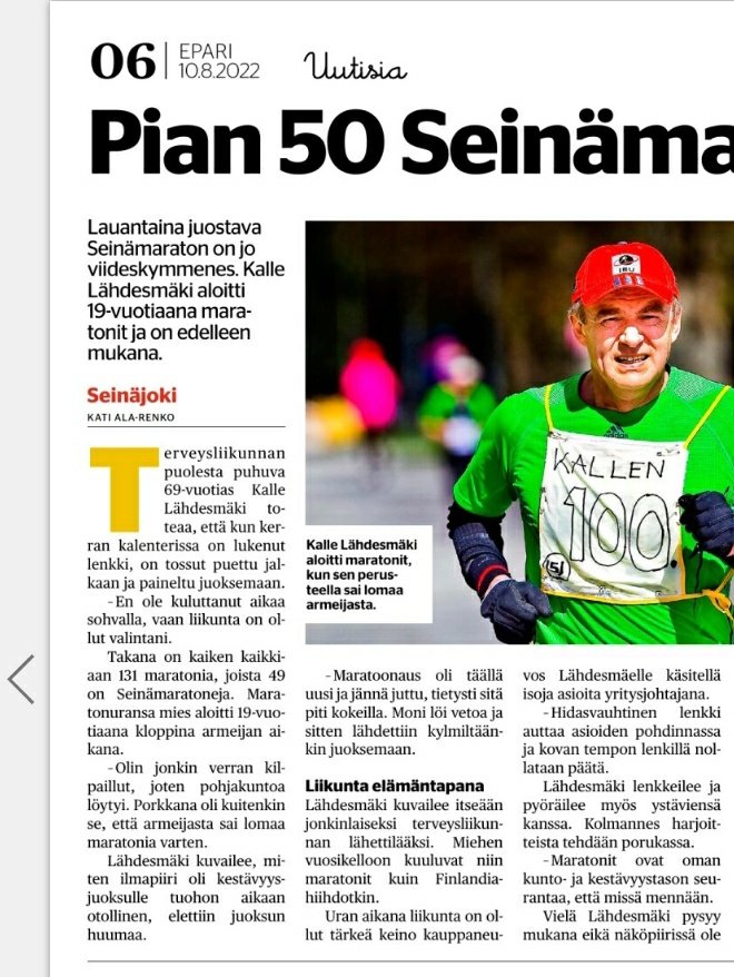 teemaIC's tweet photo. Kallella 50. Seinämaraton lauantaina. Taitaa kaikki Finladiatkin olla hiihdettynä.
#raastoa @mogulin_blogi @tuomaszacheus https://t.co/F8ylyFnw7d