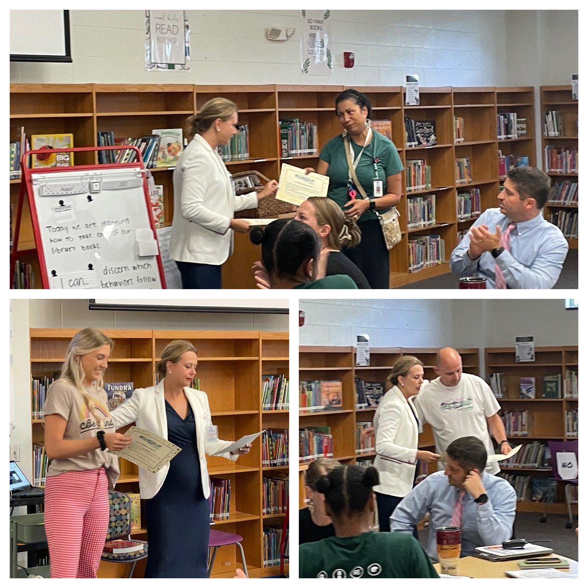 Celebrating 3 amazing staff members with LEAD EXPLORER awards for going above and beyond <a href="/EastGarnerES/">East Garner Elementary School</a> #ItTakesAVillage #LIFT <a href="/KeichlineKatie/">Katie Keichline</a> @TStuckerEGES