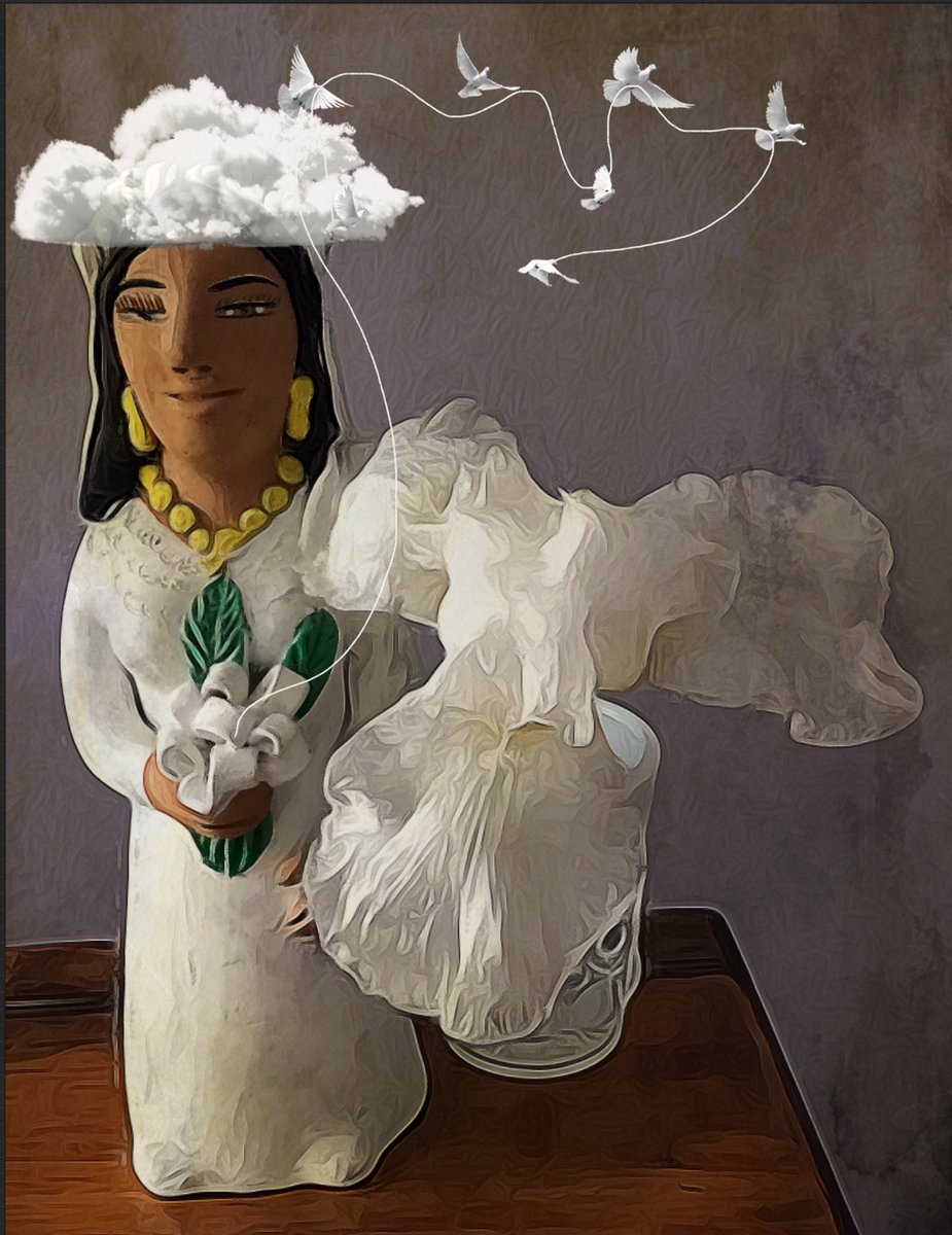 White iris / here comes / the bride #haiku #micropoetry