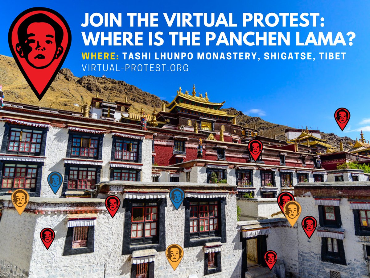TheTibetNetwork's tweet photo. #Tibet's #PanchenLama was kidnapped by #China when he was 6 years old! He's been missing for over 27 years!
Join thousands in a #virtualprotest in Tibet to call for #PanchenLama's immediate release!
#WhereIsPanchenLama https://t.co/VOyVaAPGHk
#DayOfDisapperared #FreePanchenLama https://t.co/120EFyBnOl
