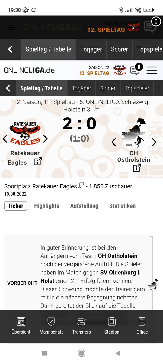 ERatekau's tweet photo. Spieltag 11: Die Ostholsteiner zu Gast bei den Eagles. Ein sehr ausgeglichenes Spiel mit den besseren Chancen bei den Eagles. https://t.co/YraZ9SOZcx
