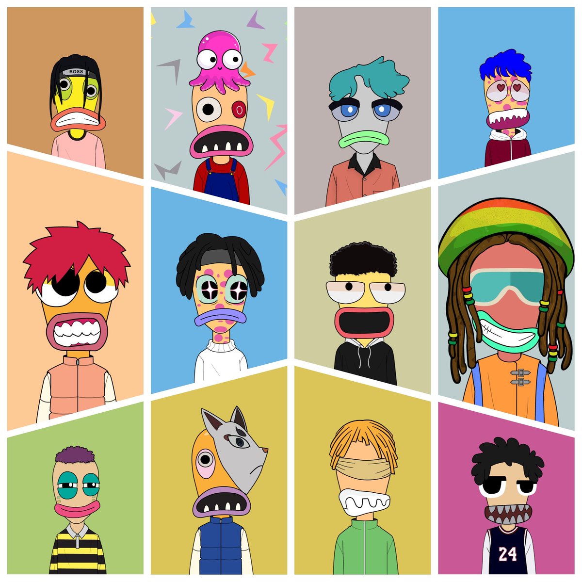 TeenFrens's tweet photo. @rocknroll_nft Hope you like them. https://t.co/H6xQ6NJqNs