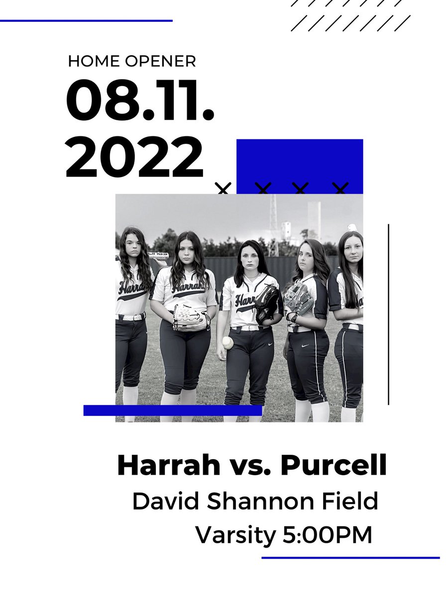 📢‼️Home opener tomorrow at David Shannon Field! Make it out and watch some Lady Panther’s softball!🥎