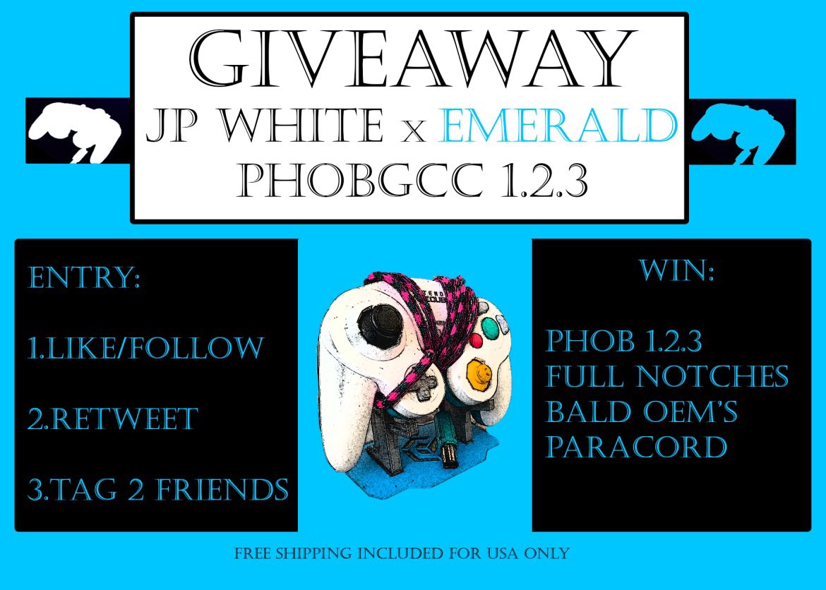 It’s Time for Augusts Giveaway!

How to Enter:
Like/Follow+Retweet+Tag2Friends

Winner will be chosen on Monday, August 15th.

GOODLUCK!! 
#PhobGCC #PhobGiveaway #Phob #melee #ssbm #freemelee