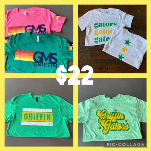 Hello Griffin families! Here is the link to order Griffin Spirit wear!  The store is open now and will close on August 21st. Please allow 3 weeks for us to receive the order. When you check out, please select porch pick up.
spiritsprinkles.com/collections/Gr…