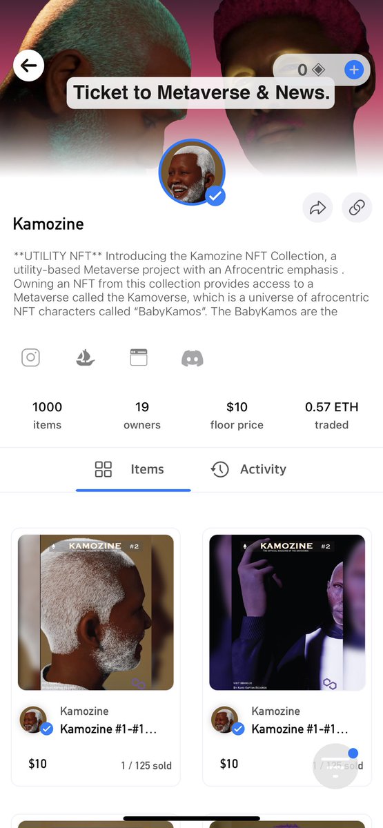 Thank you to all 19 of you! You don’t know how much this means. We implore you to reach out and introduce yourself, or ask about your NFT or what we had for breakfast, anything at all. 🙏🏾🤘🏾