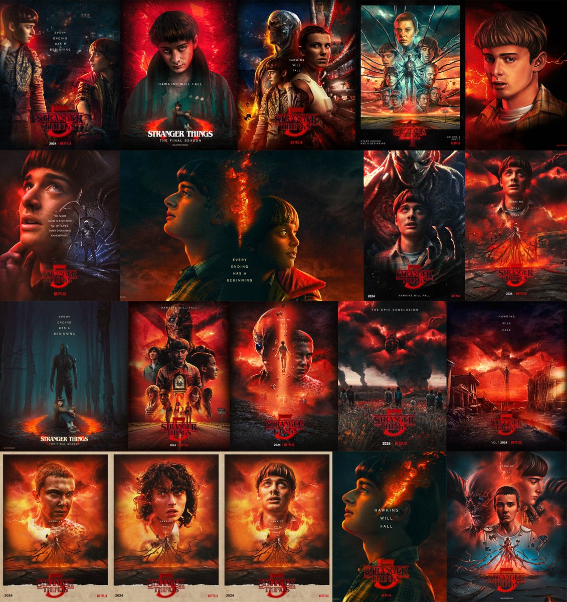 Axel Almirón on X: STRANGER THINGS 5 WILL BYERS POSTER FANART