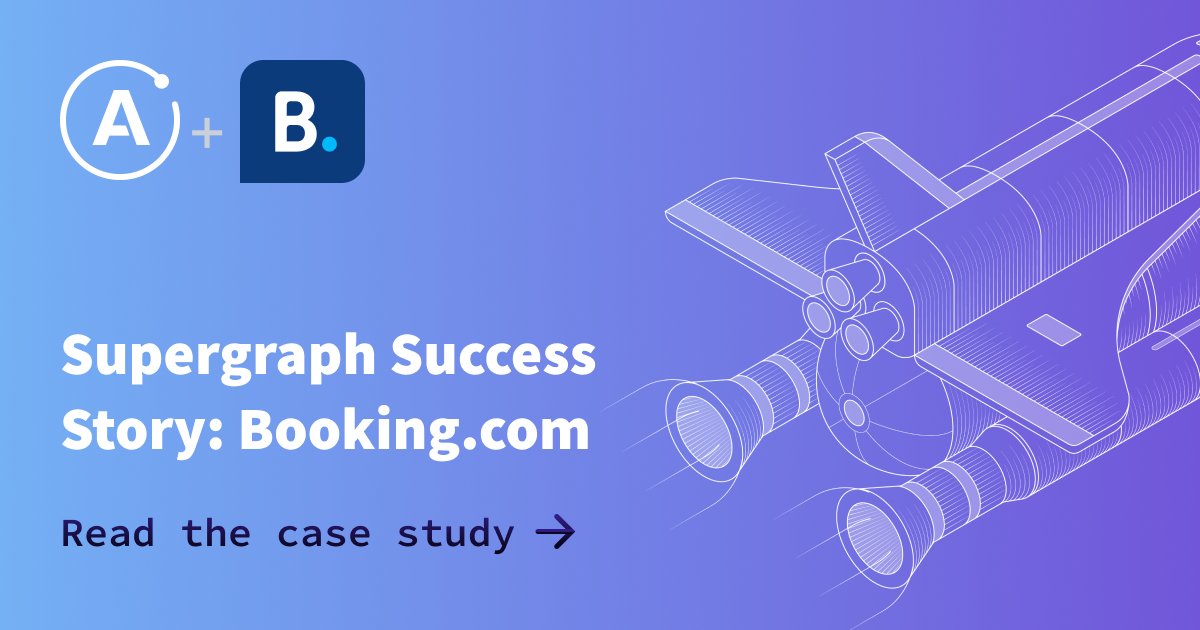 apollographql's tweet image. .@bookingcom is shipping 40% faster with The Apollo Supergraph Platform. 🚀  Read the full #supergraph success story here  👉 bit.ly/3QB0lXK