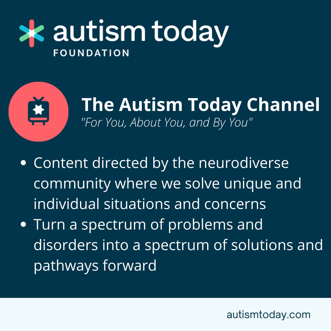 AutismTodayNPO's tweet photo. We intend to tackle our goal using these three parts. The Autism Today Channel, The ARTS Network, and The Learning and Education Division. Be sure to check out our website to learn more! And follow us for more content and information about events and services! https://t.co/ibb4hsPCuO