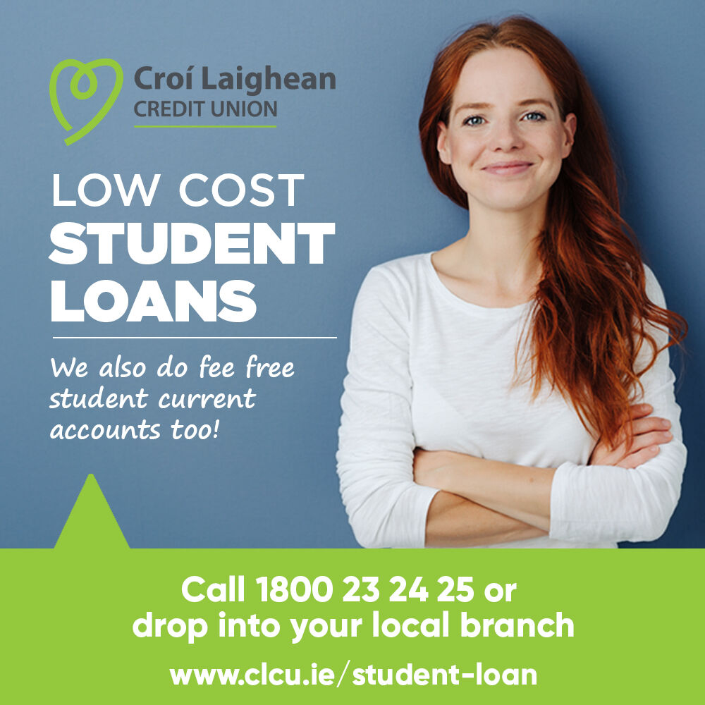 College can be expensive and we’re here to help with our low-rate Student Loan! • Low 6% rate (6.17% APR) • Tailor your loan to suit your repayment ability • Free loan protection insurance (T&C apply) Call us on 1800232425 or visit bit.ly/3P97BJ0