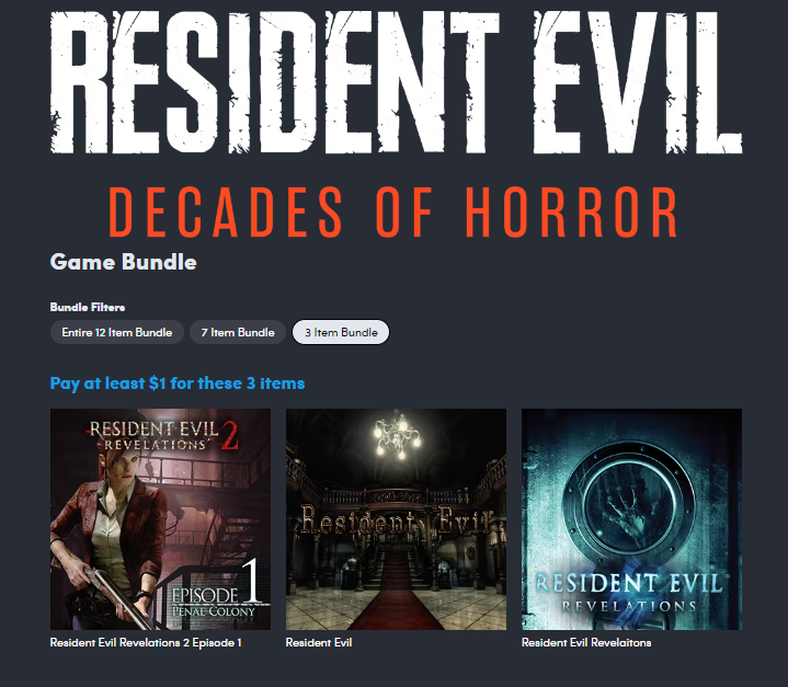 Humble Bundle offers 'Resident Evil' collection to raise money for