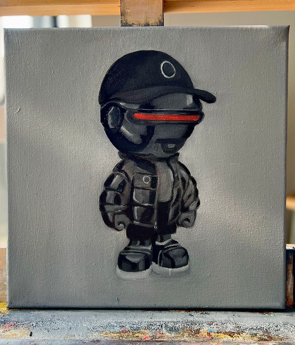 Whilst we’re building, we’ve launched a monthly raffle for one of our holders to have their Stickmen Toy brought to life as a 1/1 oil painting 🎨

We love digital art, but nothing beats having your NFT delivered directly to your door on a 12x12” canvas 🖤

premint.xyz/stickmen-toys-…
