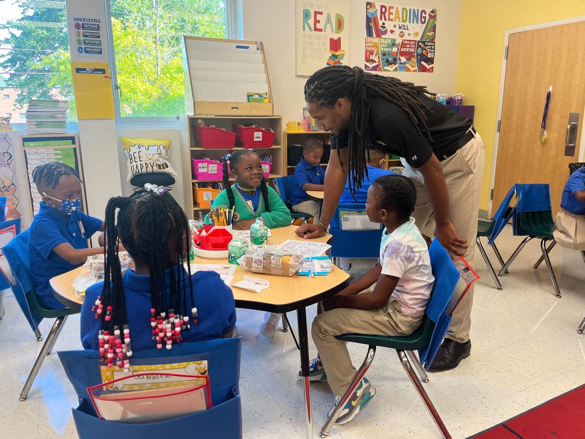 KIPP_DC's tweet image. Day 2 of joyful learning.😁
We are so excited to have our students back 🥰
#Welcomeback #KIPPDC