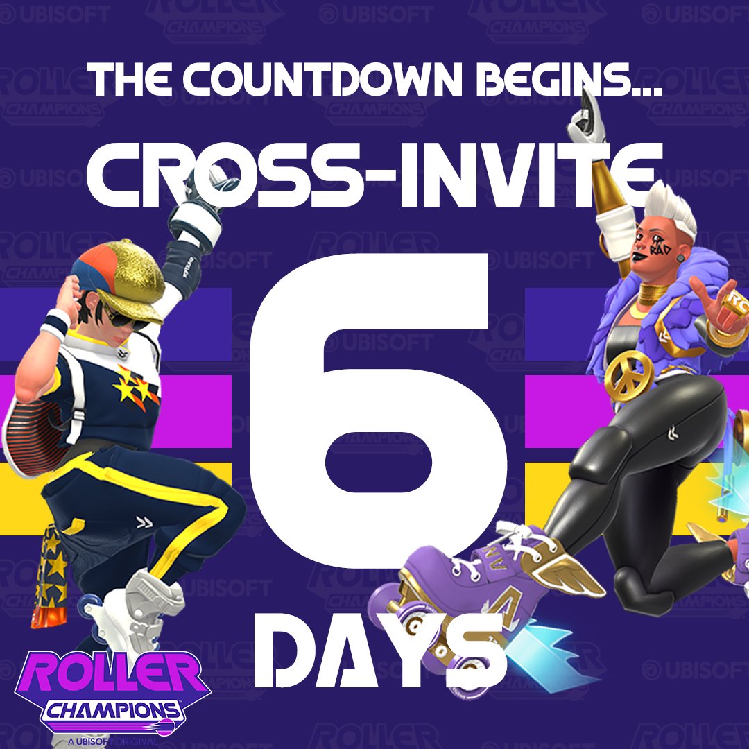 This is not a drill - Cross Invite is coming in 6️⃣ days!! 

Look out for a Title Update on Tuesday, August 16th, so set those timers and tell your friends to start practicing 🕛 

PS: The in-game season timer will be extended this week! 👀