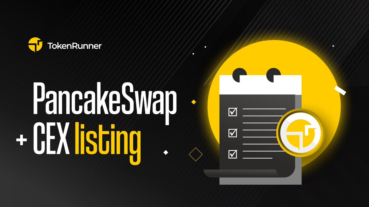 Impressive team and community work for our successful presale, 1381 #BNB committed to the project.

TokenRunner will be listed on #pancakeswap 11th august, 16:00 UTC 🥞

#CoinMarketCap #Coingecko #CEX listing

#TokenRunner #launch #BNBChain #launchpad