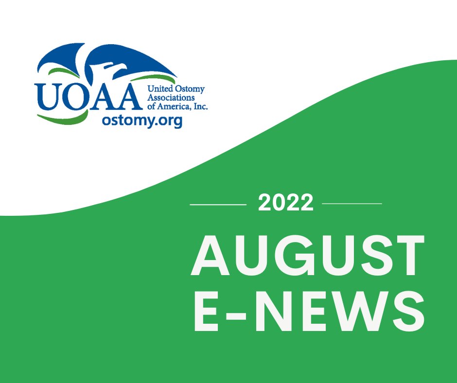 UOAA's tweet photo. The August E-News is out now. New blogs on ostomy fitness and wellness, finding ostomy friends, ostomy self-care checklist, Symposium Saturday, 5k deadlines, support spotlights and more.
 https://t.co/Rbm7MdgJsk
https://t.co/ePVhKswvIS https://t.co/tsivahohz5