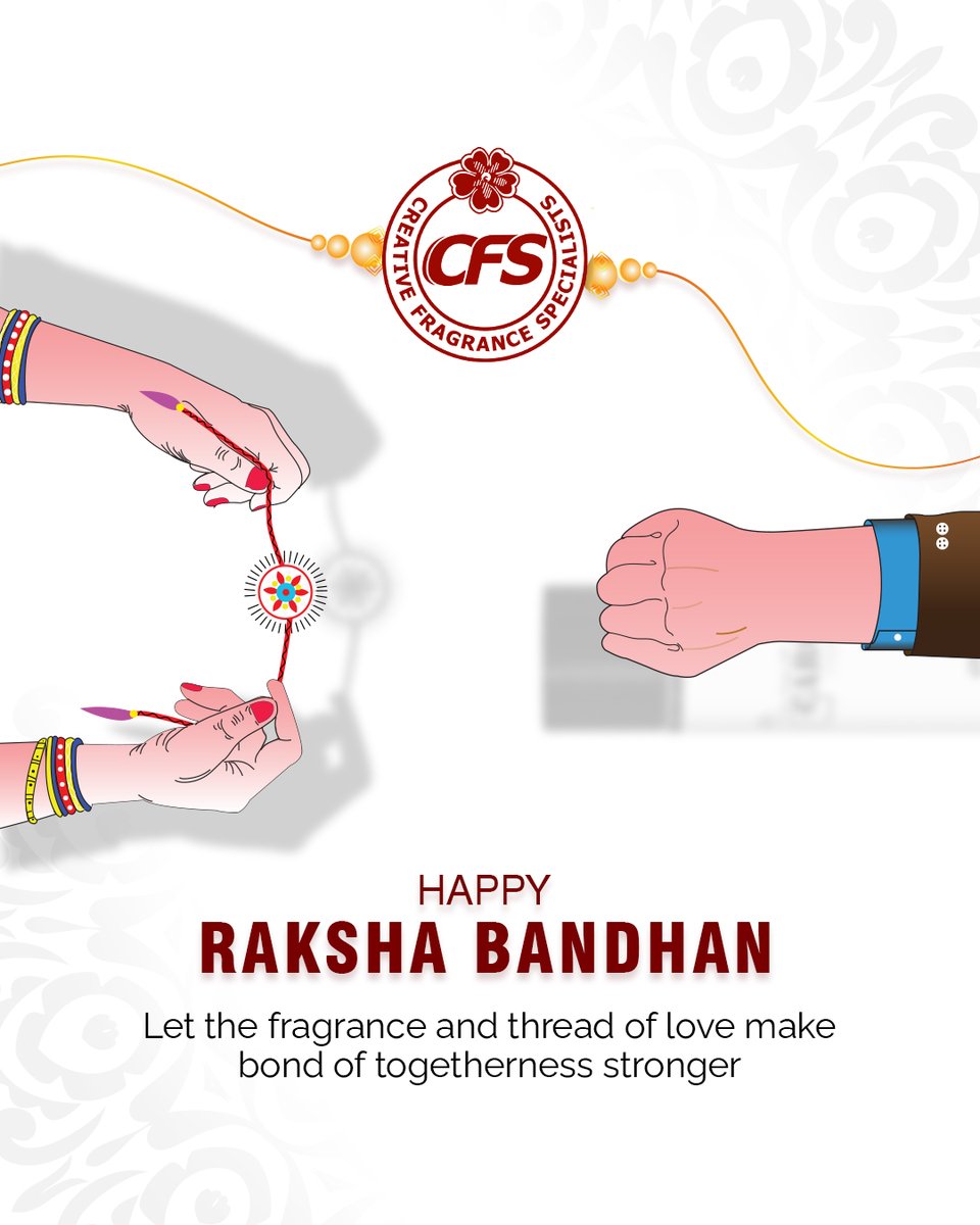 CFSPerfumes's tweet photo. CFS Perfumes wishes you a very HAPPY RAKSHA BANDHAN

#rakshabandhan2022 #happyrakshabandhan #cfsperfumes #indianperfumes https://t.co/WHRJPktv3G