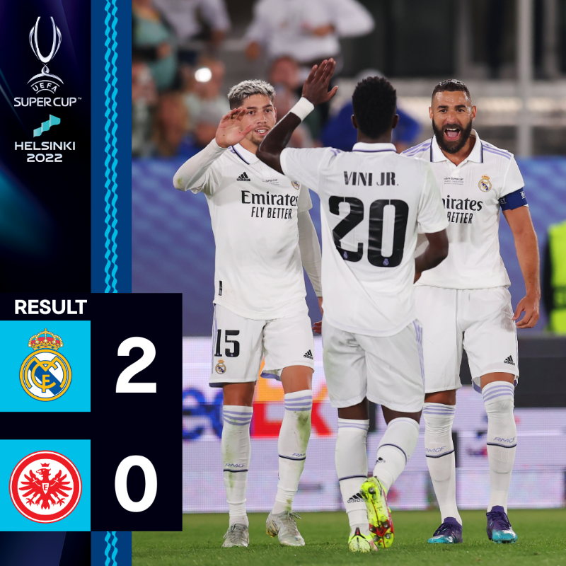 Uefaチャンピオンズリーグ Twitter પર アラバとベンゼマのゴールでレアル マドリードが22年 Supercup に勝利 T Co 0td7jjot7d Twitter Uefaチャンピオンズリーグ Twitter પર アラバとベンゼマのゴールでレアル マドリードが22年 Supercup に勝利 T Co 0td7jjot7d Twitter